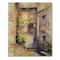 Designart - Rustic and Idyllic Italian VIllage - Country Print on Natural Pine Wood